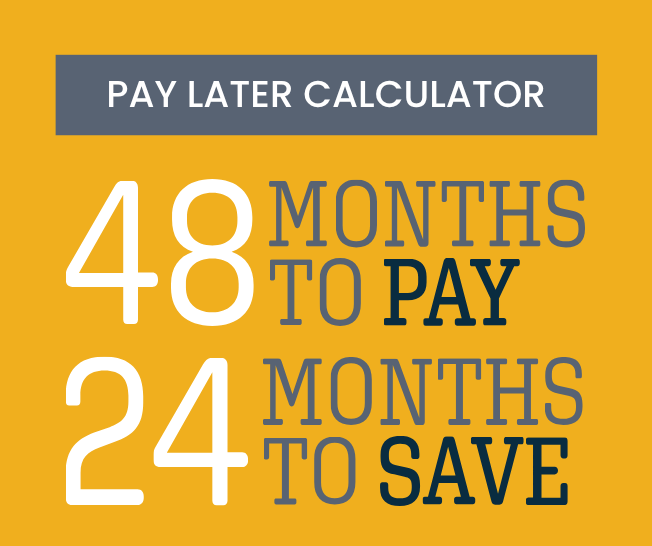 PAY LATER CALCULATOR